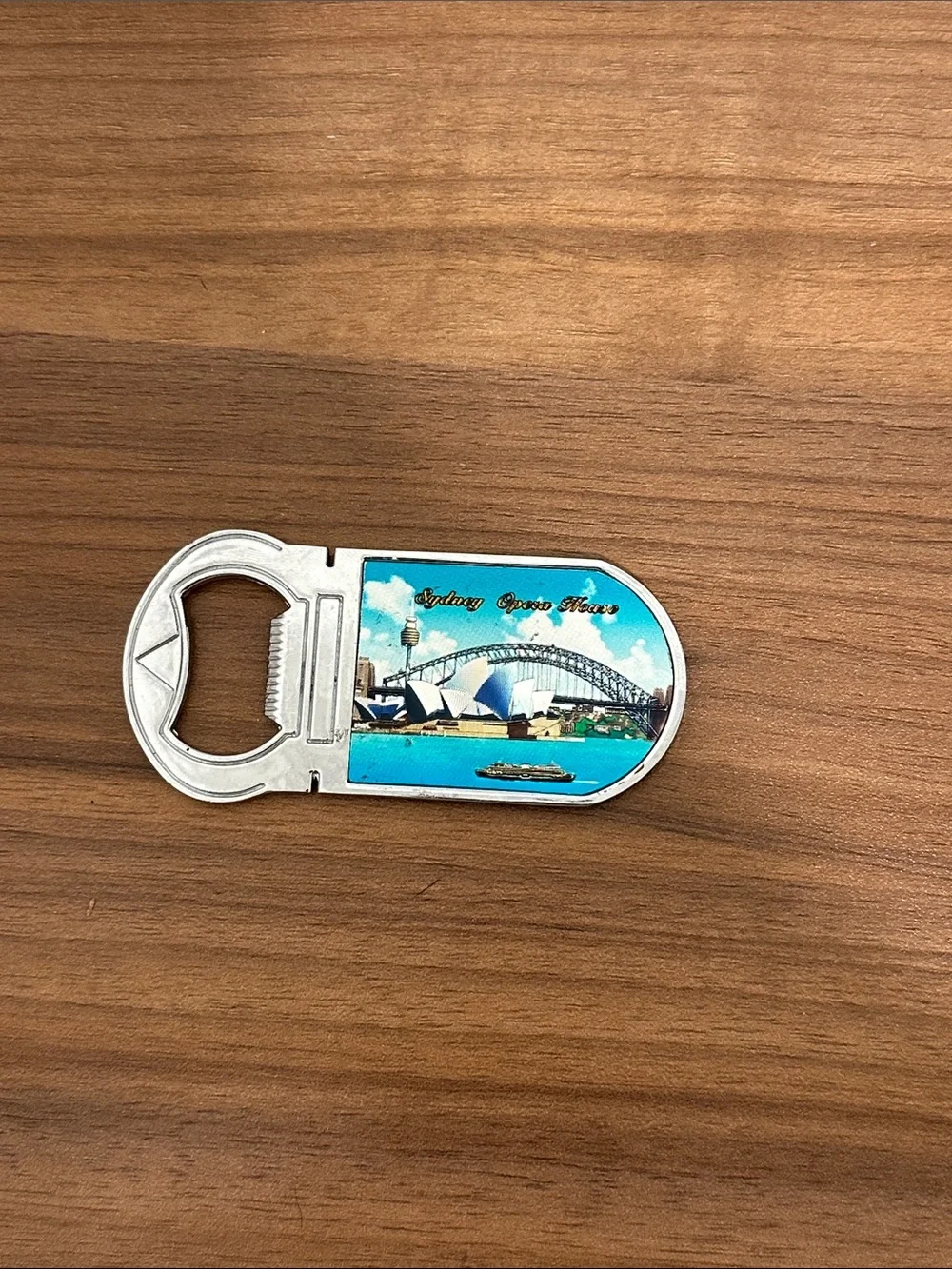 Sydney Opera House Souvenir Bottle Opener - Blue & White